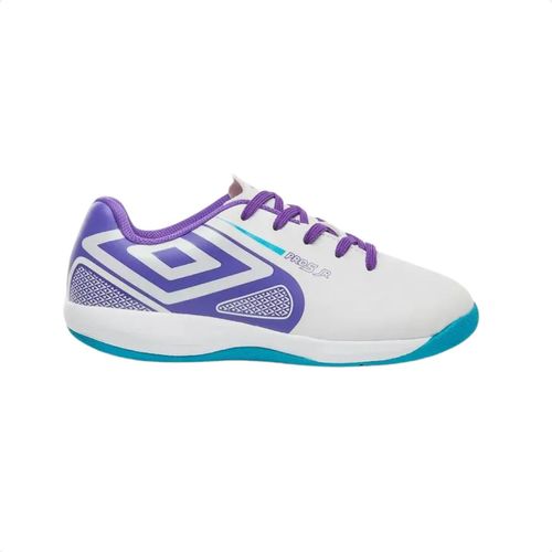Chuteira Indoor Infantil Umbro Pro 5 Jr Branco