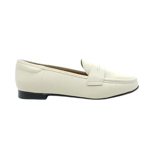 Sapato Feminino Mocassim Beira Rio Branco Off
