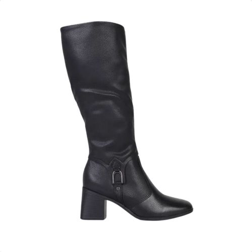 Bota Feminina Montaria Bottero Em Couro Preta
