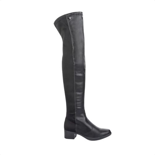 Bota Feminina Over The Knee Mississipi Preta