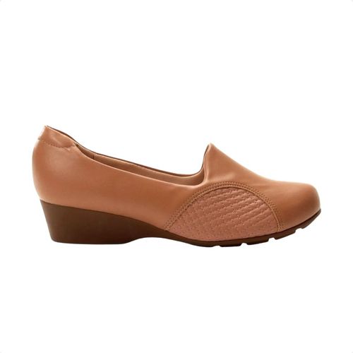 Sapato Feminino Anabela Modare Joanete Marrom