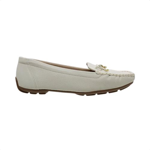 Sapato Feminino Mocassim Modare Off White