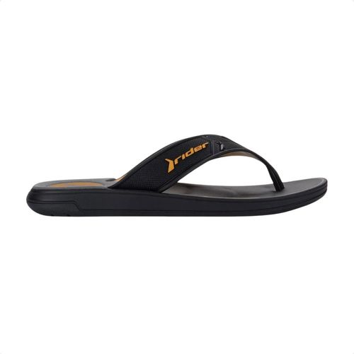 Chinelo Masculino Dedo Rider Start Iii Preto E Amarelo