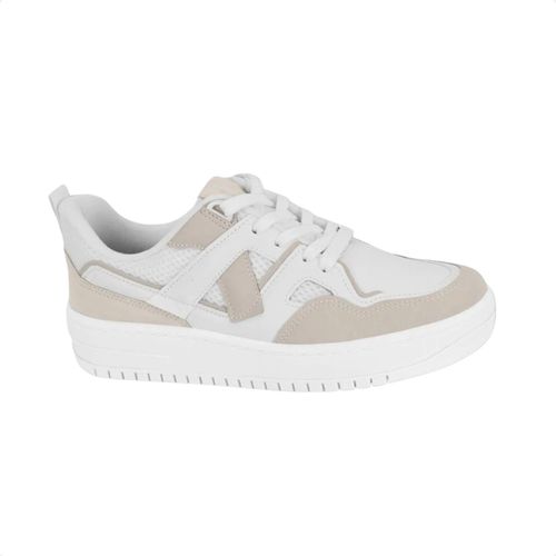 Tênis Moda Feminino Vizzano Urban Branco E Cinza