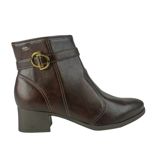 Bota Feminina Cano Baixo Casual Dakota Marrom