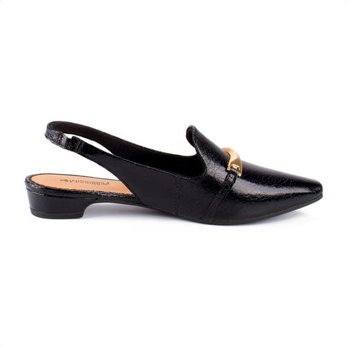 Sapato Feminino Slingback Mississipi Preto