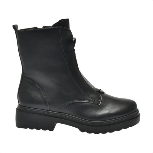 Bota Feminina Coturno Via Marte Preta