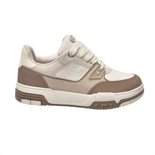 Tênis Moda Casual Feminino Via Marte Bege