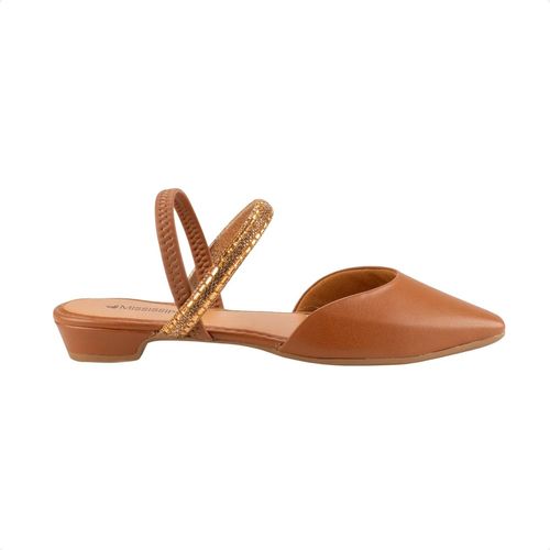 Sapato Feminino Bico Fino Mississipi Caramelo