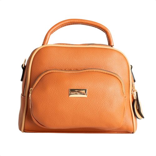 Bolsa Dm Bella Cross Caramelo