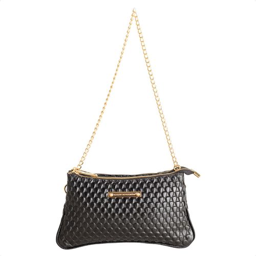 Mini Bag Dm Ella Texturizada Preta