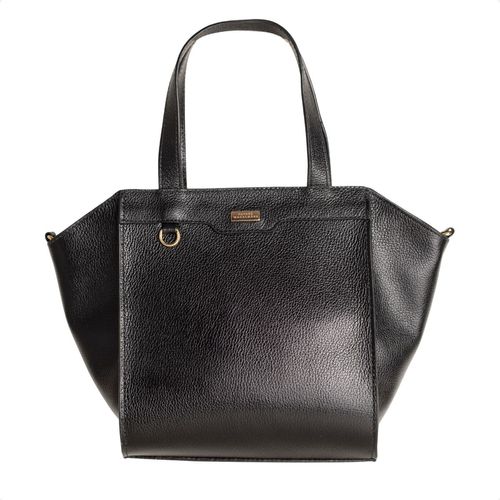 Bolsa Casual Preta Texturizada Dm Obsession