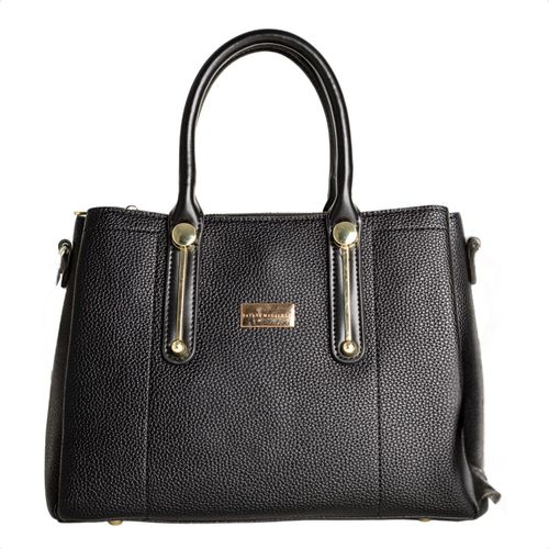 Bolsa Tote Preta Média Dm Obsession