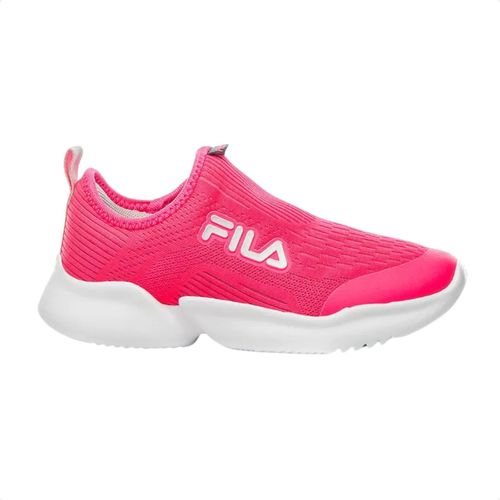 Tênis Infantil Running Fila Gamer Slip On Rosa