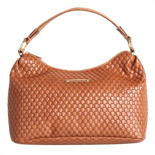 Bolsa Dm Viena Texturizada Caramelo