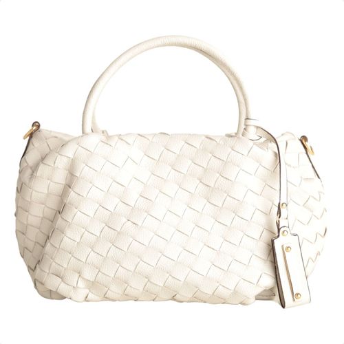 Bolsa Capri Trançada Dm Off-White