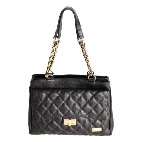 Bolsa Cannes Dm Matelassê Preto