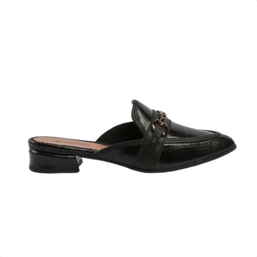 Sapato Feminino Mule Slingback Mississipi Preto