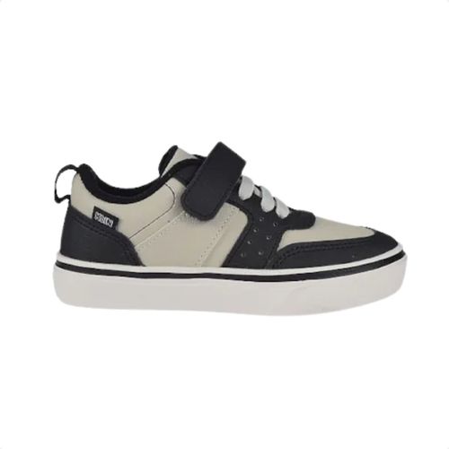Tênis Casual Infantil Klin Freestyle Cinza E Preto