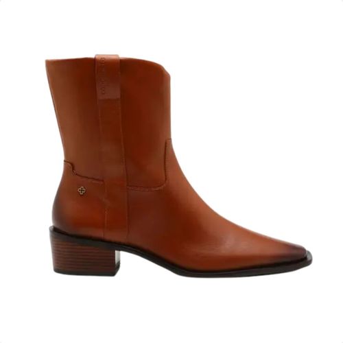 Bota Feminina Cano Baixo Capodarte Marrom