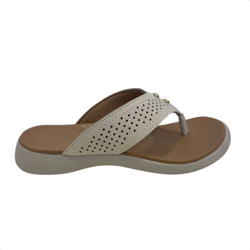 Tamanco Feminino Anabela Usaflex Marfim