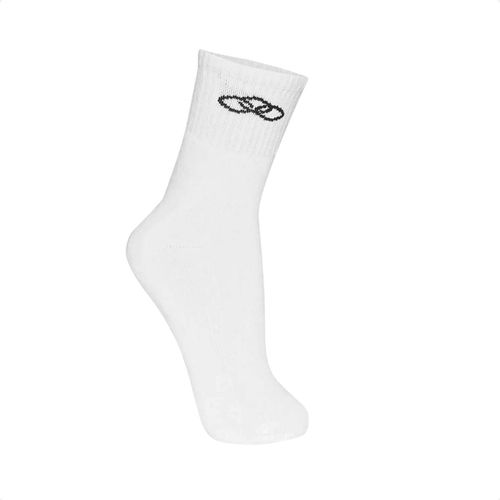 Meia Masculina Cano Médio Olympikus Branca