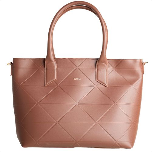 Bolsa Tote Tiracolo Grande Maely Marrom