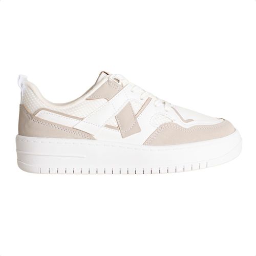 Tênis Moda Feminino Vizzano Urban Branco E Cinza