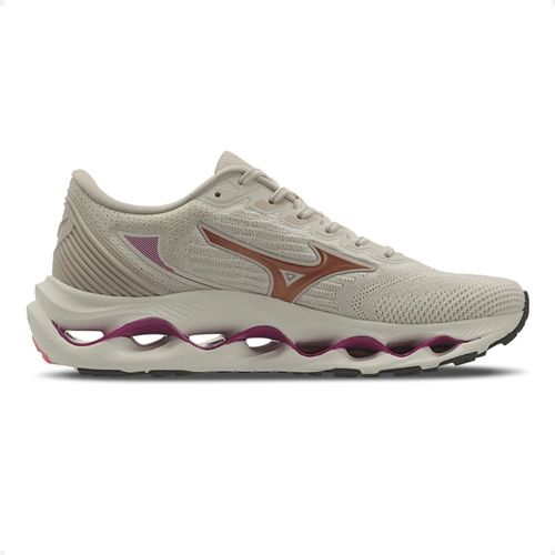 Tênis Running Feminino Mizuno Wave Legend 4 Bege