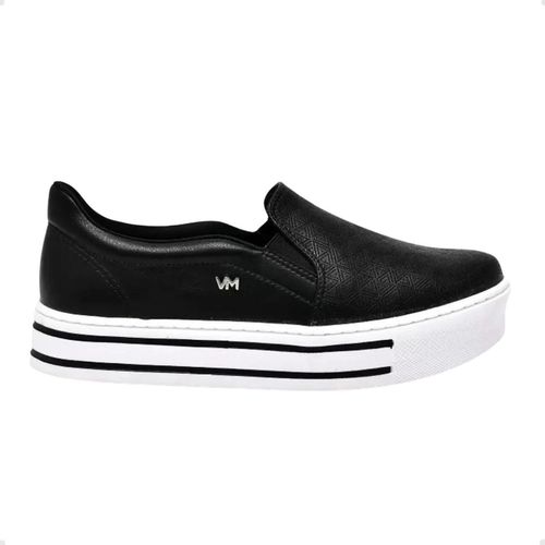 Tênis Moda Feminino Via Marte Slip On Preto