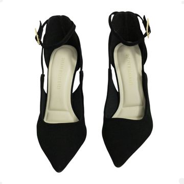 Scarpin Recorte Obsession Preto