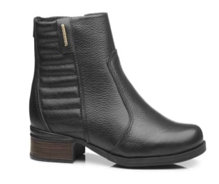Bota Feminina Cano Baixo Diana Pegada Marrom