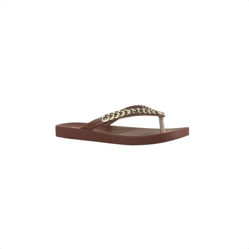 Chinelo Feminino Dedo Zaxy Hype Marrom
