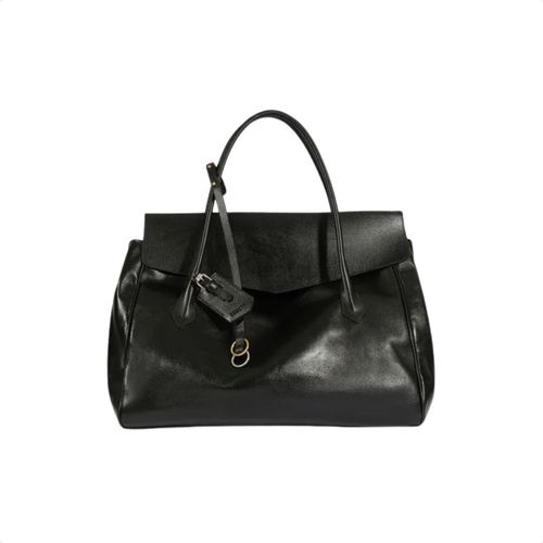 Bolsa Maxi Tote Stella Tiracolo Schutz  Couro Preta