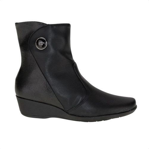 Bota Feminina Cano Baixo Piccadilly Ivone Preta