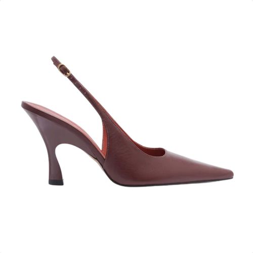 Sapato Feminino Slingback Arezzo Vermelho