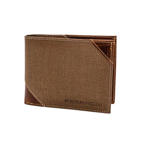 Carteira Masculina Ferracini Horizontal Bege