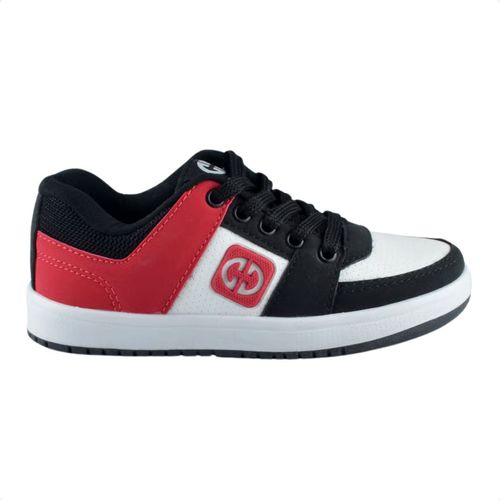 Tênis Masculino Street Ollie Furious Preto E Vermelho