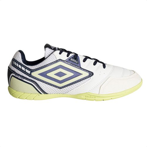 Chuteira Indoor Masculina Umbro Skill Branco