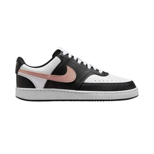 Tênis Casual Feminino Nike Court Vision Low Next Nature Branco E Preto