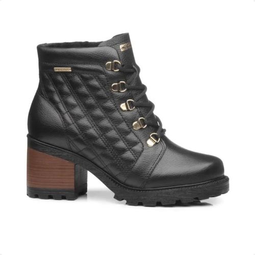 Bota Feminina Coturno Pegada Preta