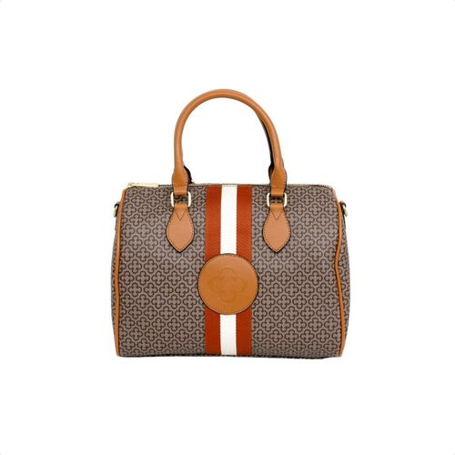 Bolsa Doctor Bag Caramelo Monograma Capodarte