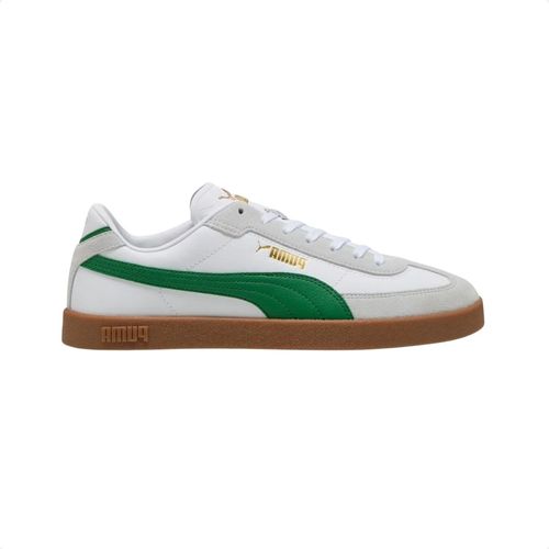 Tênis Casual Masculino Puma Club Ii Era Branco E Verde