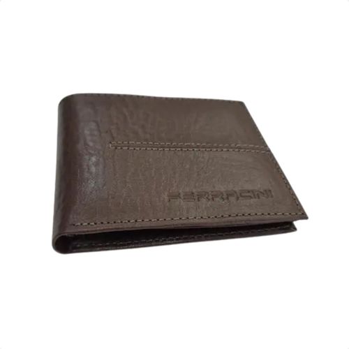 Carteira Masculina Em Couro Ferracini Marrom