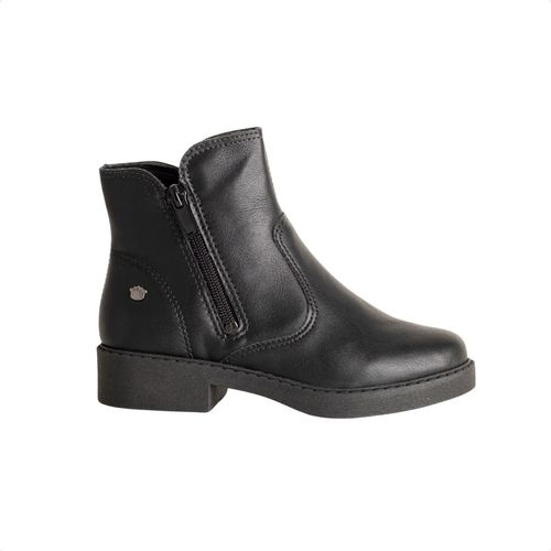 Bota Infantil Cano Curto Pink Cats Preta