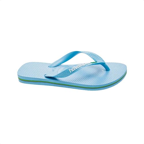 Chinelo Adulto Masculino Dedo Havaianas Brasil Logo Azul
