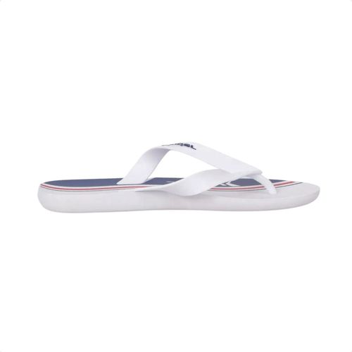Chinelo Masculino Dedo Rider Feel Urban Branco E Azul