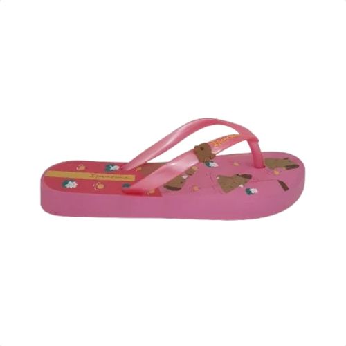 Chinelo Infantil Dedo Ipanema Capivara Hype Rosa