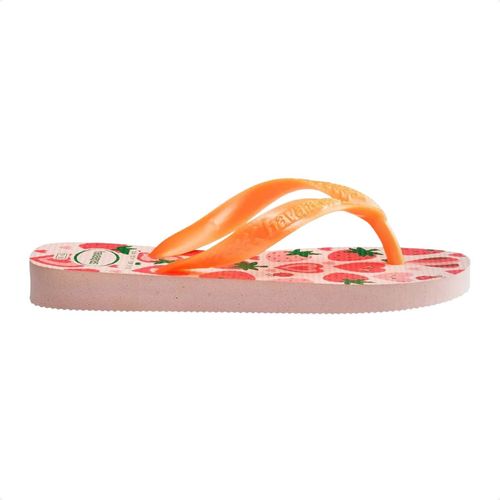 Chinelo Infantil Dedo Havaianas Kids Flores Rosa Confete