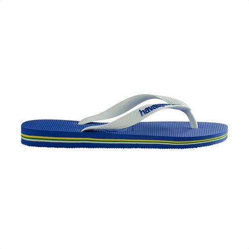 Chinelo Adulto Dedo Havaianas Brasil Logo Azul